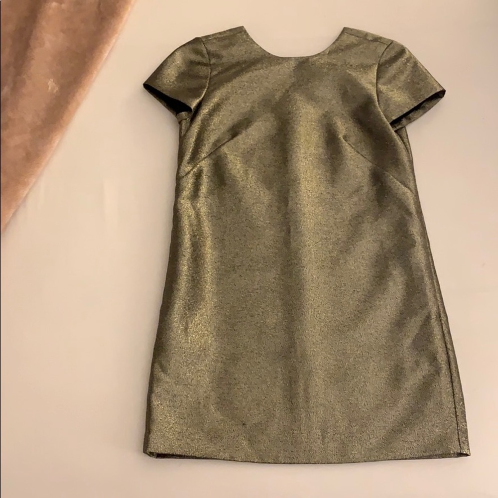Madewell Gold Cocktail Dress